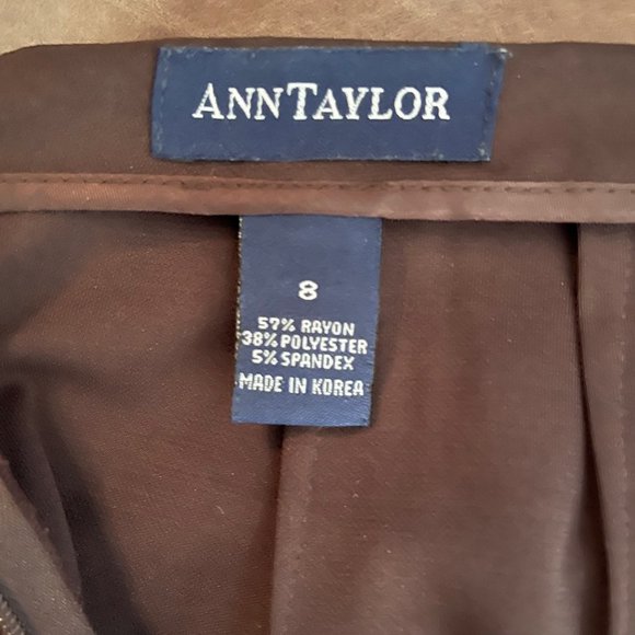 Ann Taylor Straight Dress Skirt - Chocolate - Picture 5 of 5